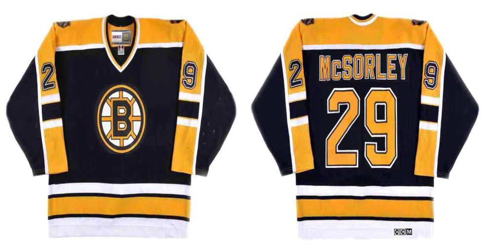 2019 Men Boston Bruins #29 Mcsorley Black CCM NHL jerseys